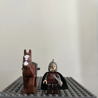 LEGO minifigura Eomer lor010 Señor de los Anillos 9471 caballo ejército urak-hai - 1M Foto 1 de 2