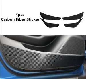 For Buick Encore 2013-2022 Carbon Fiber Sticker Inner Door Anti Kick Panel Cover - Picture 1 of 3