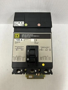 NEW TAKEOUT SQD FC34100 3P-100A- 480v *SHIPS FREE SAME DAY UPS* - Picture 1 of 4