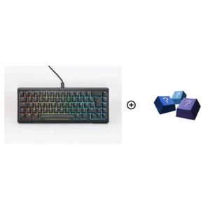 Ducky ProjectD Tinker 65 Gaming Customisable Keyboard Cherry MX Brown - Black - Picture 1 of 10