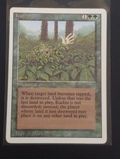MTG Kudzu Revised Edition Regular Rare
