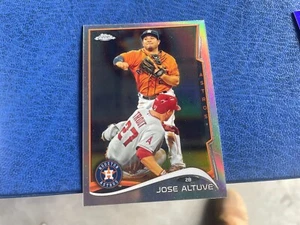 TOPPS CHROME REFRACTOR BASEBALL 2014 HOUSTON ASTROS ALTUVE 52 MINT - Picture 1 of 2