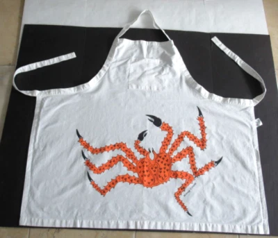 KING CRAB Bib Apron Size XL/XXL ALASKA PERFECT PARTNERS MADE OF 100% COTTON - Image 1 of 4