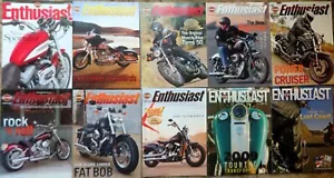 HARLEY DAVIDSON ENTHUSIAST Magazine - Ten (10) Issues from 2003-2008 - Foto 1 di 3
