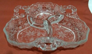 Cambridge Wildflower 3 Part Handled Round Relish - Picture 1 of 4