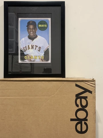 1969 Topps STYLE WILLIE MAYS (custom Mini Poster) Frame Not Included (READ) Cover