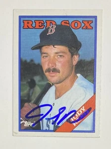 Jody Reed Signed Topps #125 1988 Card Boston Red Sox Auto MLB RAD - Picture 1 of 6