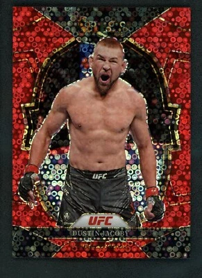 2023 Dustin Jacoby 87/99 Panini Select UFC Red Disco - Image 1 of 2