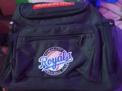 Game Time Budweiser Kansas City KC Royals Baseball Club MLB Travel Backpack 15" - Image 1 of 3