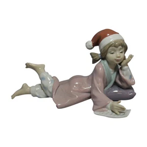 Lladro Figur: 6194 Weihnachtswünsche, ohne Karton - Bild 1 von 4
