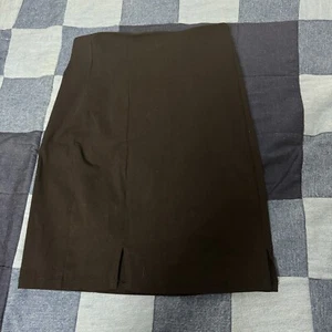 Fashion Nova Fitted Black Pencil Skirt, Mini, Zip Up, Fitted, Sz S IMPERFECTIONS - Picture 1 of 4