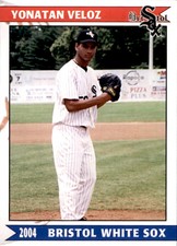 2004 Bristol White Sox Grandstand #32 Yonatan Veloz Moca Dominican Republic Card