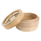 Asian-inspired Bamboo Steamer Basket - Ideal for Steaming Dumplings