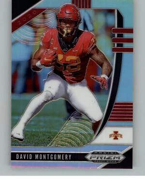 2020  Panini Prizm Draft Picks David Montgomery 27   Iowa State Silver - Image 1 of 2