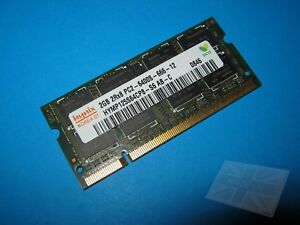 Hynix 2GB HYMP125S64CP8-S6 AB-C PC2-6400 DDR2 Laptop Memory
