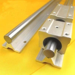 2X SBR16 850mm bracket Linear RAIL aluminum cylinder support + 4pc SBR16 BLOCK - Picture 1 of 3
