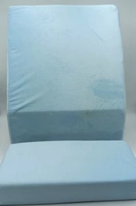 Noffa Lesekissen für Bett und Sofa Memory Schaum Keilkissen NP012 Blau - Bild 1 von 9