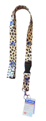 NBA Golden State Warriors Keychain  Lanyard (Leopard Print) Cover