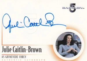 THE COMPLETE BABYLON 5 (2002) - A11 JULIE CAITLIN-BROWN (GUINEVERE COREY) AUTO - Bild 1 von 1