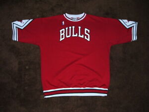 Chicago Bulls Mitchell and Ness 87'-88' season road shooting shirt warm up
