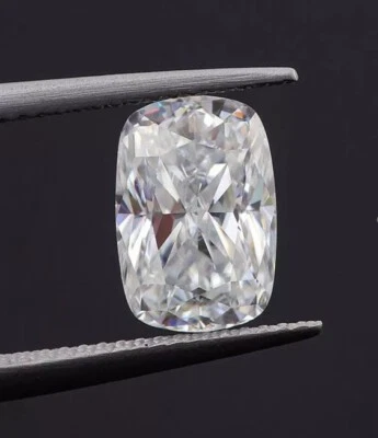 EGL Lab-created Loose Diamond 1.35 Carat H / VVS2 Cushion Cut 7.8 x 5.8 mm R71 - Image 1 of 4