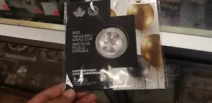 Canada 2022 Happy Birthday Treasured Maple Leaf Fine Silver 1 Oz Coin. - Picture 1 of 2