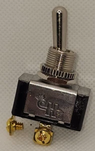 Interruptor de palanca SPST de encendido y apagado Cole Hersee 5582-BX 25A/12VDC 15A/24VDC 2 tornillos - Imagen 1 de 3
