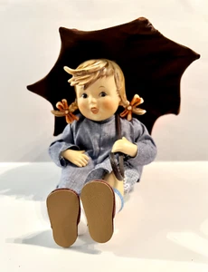Vintage Hummel/Goebel "Umbrella Girl" 8” Figurine Danbury Mint with Original Box - Picture 1 of 9