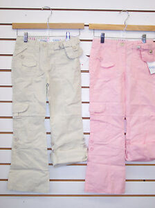 Girls Gutsy Brand Pink Or Tan Multi-Length Pants W/ Bonus Pouch Size 6/6X - 16