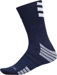 Adidas Creator 365 Basketball Crew Socks, Men's Shoe Size 12-16, XL Navy Blue L6 - Picture 1 of 9