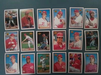 Bowman Cincinnati Reds 1989 - Lote de 18 tarjetas - Davis, Sabo, Larkin, Dibble, Rijo Foto 1 de 2