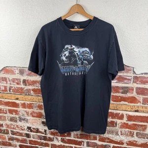 Vintage Harley-Davidson Shirt Mens XL Kuwait Motorcycle Biker Made USA 2000s - Picture 1 of 11