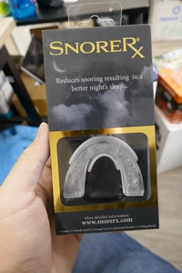 100% AUTHENTIC SnoreRx Custom Fit Adjustable Mouthguard Reduces Snoring #C8 - Picture 1 of 2