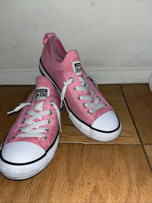 Девочки Converse Chuck Taylor AllStar Shoreline вязаный SlipOn кроссовки розовый размер 2,5 - Изображение 1 из 4