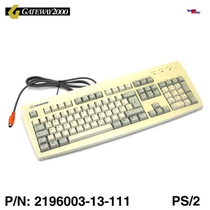 Gateway 2000 2196003-13-111 PS/2 Keyboard Deutsch DE QWERTZ Computer 8 - Picture 1 of 6