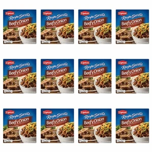 SOUP SECRETS Lipton Receta Sopa y Mezcla de Salsa para una Deliciosa Comida Cebolla Carnosa...  - Imagen 1 de 17