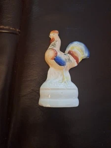Antique 19th century English Staffordshire Pottery Chicken Rooster Figurine - Picture 1 of 7