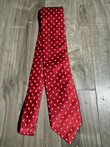 Robert Talbott erstklassige Seidenkrawatte für Herren USA rot weiß geometrisch 3,2 x 60 Zoll - Bild 1 von 10