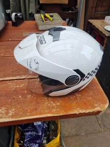 nolan classic plus n com helmet white size M - Picture 1 of 18
