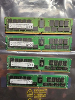 Micron MTA36ASF4G72PZ-2G6E1RG 128GB (32GBx4) PC4 2666V-R 2Rx4 DDR4 - Image 1 of 2