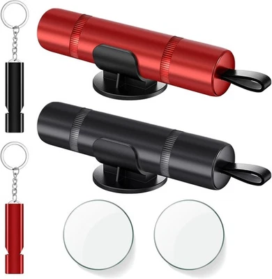 Safe Pro X Auto - Gurtschneider Notfallhammer 2 Stück - 2 in 1 Notfallhammer Aut - Bild 1 von 4