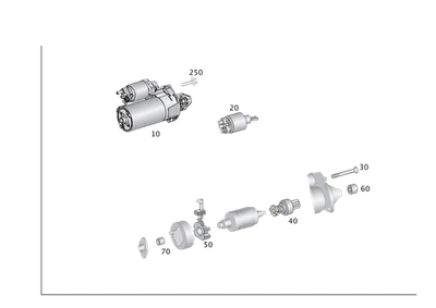 Arranque original Mercedes-Benz remanufacturado 278-906-06-00-80 Foto 1 de 2