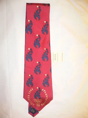 Juegos Olímpicos Atlanta 1996 - Colección de Perry Ellis - Corbata para hombre 100 % seda Foto 1 de 4