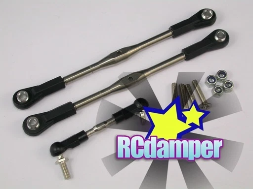 TITANIUM TIE-ROD TURNBUCKLE STEERING FOR HPI 1/8 HELLFIRE RTR - Image 1 of 1