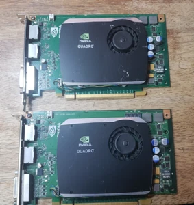 NVIDIA Quadro FX 580 512MB DDR3 800MHz 2x DisplayPorts 1x DVI-I GPU - Picture 1 of 3