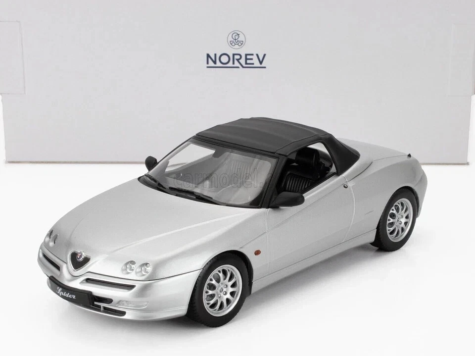 NOREV 187853 Alfa Romeo Spider 1999 silver 1/18  - Photo 1/1