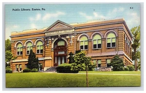 Postal: Biblioteca Pública de PA, Easton, Pennsylvania - sin publicar - Imagen 1 de 2