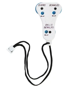 Contador de mano de árbitro de cricket con cordón, cuenta bolas hasta 99 overs - Imagen 1 de 4