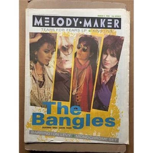 BANGLES MELODY MAKER MAGAZINE MARCH 2 1985 - BANGLES COVER WITH MORE INSIDE UK - Picture 1 of 1