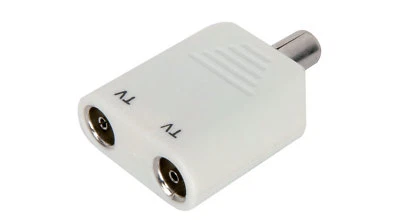 AVLINK Combinador aéreo de alta calidad divisor de 2 vías / adaptador Ariel de 1 macho a 2 hembra